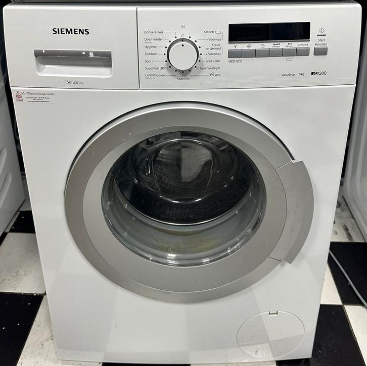 Siemens wasmachine iq300, Witgoed en Apparatuur, Wasmachines, Zo goed als nieuw, Voorlader, 8 tot 10 kg, Minder dan 85 cm, 1200 tot 1600 toeren