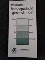 Jaap Huibers - WAAROM HOMEOPATISCHE GENEESKUNDE?, Ophalen of Verzenden, Zo goed als nieuw, Vogels