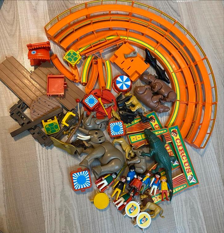Playmobil Vintage Circus Onderdelen (Geobra), Kinderen en Baby's, Speelgoed | Playmobil, Gebruikt, Ophalen of Verzenden