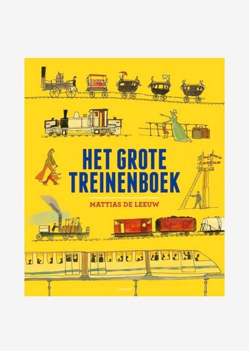 Het grote treinenboek - Mattias de Leeuw, Kinderen en Baby's, Speelgoed | Educatief en Creatief, Zo goed als nieuw, Ophalen of Verzenden
