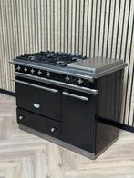 Luxe Lacanche Zwart 100cm + Teppanyaki + Gasoven, Warmhoudplaat, 60 cm of meer, Ophalen of Verzenden, Zo goed als nieuw