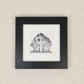 Ets Blaakse bos, kubuswoningen, Rotterdam 10x10 cm beschikbaar voor biedingen