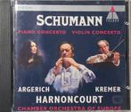 Schumann Piano & Violin Con. - Argerich, Kremer, Harnoncourt, Ophalen of Verzenden, Romantiek, Zo goed als nieuw, Orkest of Ballet