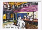 Herman Brood  "Edward Hopper" Ansichtkaart prima staat, Verzamelen, Ansichtkaarten | Themakaarten, Verzenden, 1980 tot heden, Ongelopen
