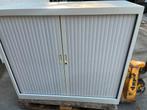Jalouzie kast 120 b 104 h 45 cm diep schuifdeuren metaal wit, Huis en Inrichting, Kasten | Roldeurkasten en Archiefkasten, Ophalen