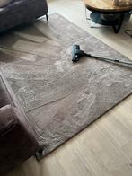 Vloerkleed taupe/ bruin 160x200, Huis en Inrichting, Stoffering | Vloerbedekking, Ophalen of Verzenden, Zo goed als nieuw, Bruin