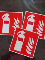 Brandblusser pictogram / Kunstof plaat
(3 euro pst), Ophalen of Verzenden, Gebruikt