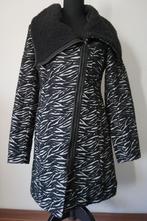 MISS ETAM Bijzondere Wollen Zebra Winter Jas S 36, Zwart, Ophalen of Verzenden, Zo goed als nieuw, Maat 36 (S)