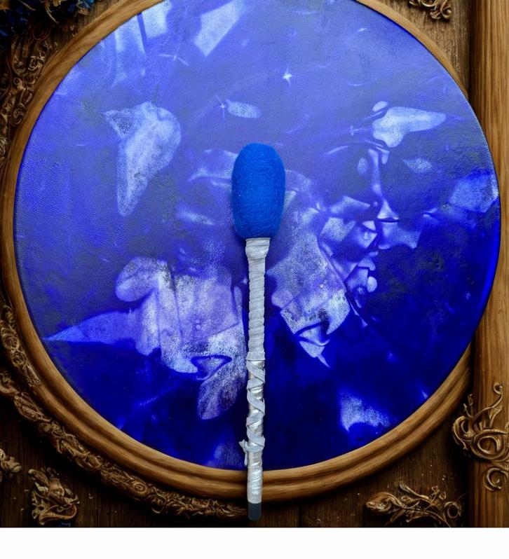 OVERGEDRAGEN Galactische Sjamanendrum Hoge Frequentie, Muziek en Instrumenten, Percussie, Trommel, Verzenden