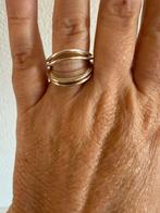 M022/ Massief Zilveren GHA Zweden Ring 18 3/4, Sieraden, Tassen en Uiterlijk, 18 tot 19, Gebruikt, Verzenden, X