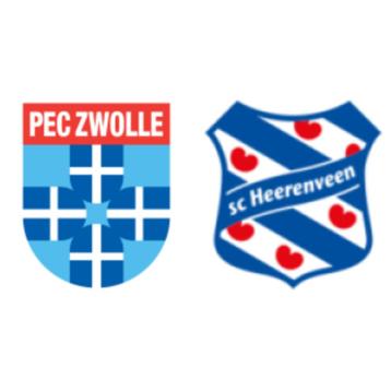 4 tickets PEC Zwolle - SC Heerenveen te koop! beschikbaar voor biedingen