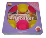 Cupcake familiekit + 6 siliconen cupcakevormpjes, Nieuw, Cupcakes, Ophalen of Verzenden