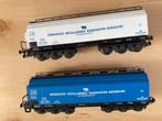 Liliput H0 Metaaltransport Wagons (2 stuks), Hobby en Vrije tijd, Modeltreinen | H0, Gebruikt, Gelijkstroom, -, -