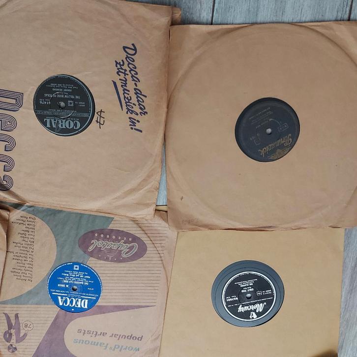 78RPM Platen (35 stuks), Cd's en Dvd's, Vinyl | Pop, Gebruikt, Voor 1960, Overige formaten, Ophalen of Verzenden