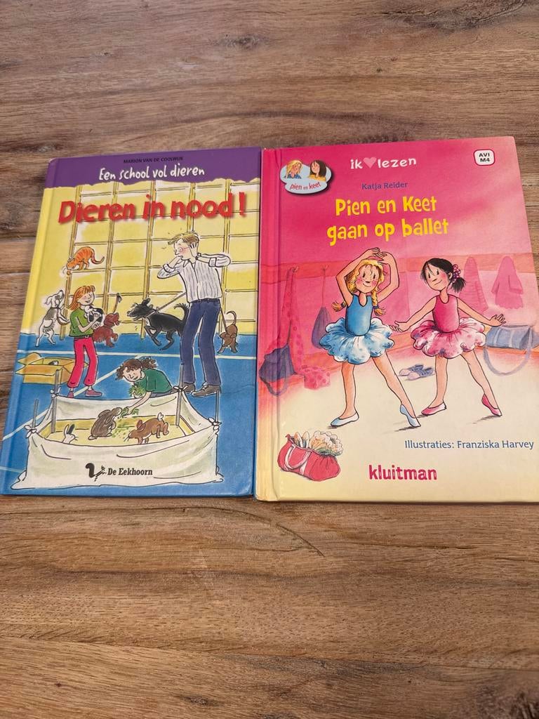 2 Leuke Kinderboeken: Dieren in Nood & Pien en Keet, Boeken, Ophalen, Gelezen, Fictie algemeen
