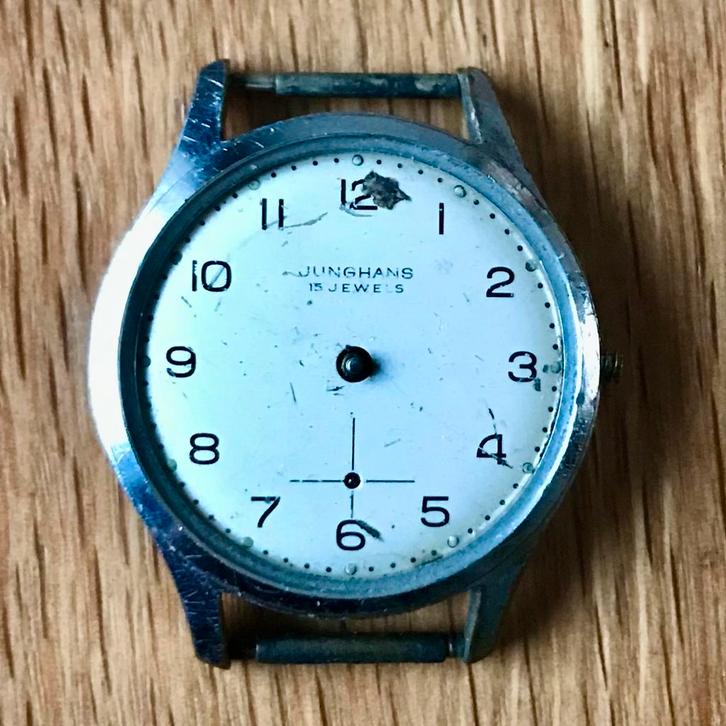 Junghans jaren 50/60 horloge, Antiek en Kunst, Antiek | Klokken, Ophalen of Verzenden