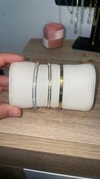 3 prachtige bangles, Ophalen of Verzenden, Zo goed als nieuw, Zilver, Staal
