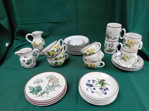 Botanica servies., Huis en Inrichting, Keuken | Servies, Kop(pen) en/of Schotel(s), Overige stijlen, Porselein, Ophalen of Verzenden