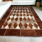 Vintage patchwork koe tapijt / vloerkleed, Huis en Inrichting, Stoffering | Tapijten en Kleden, Ophalen