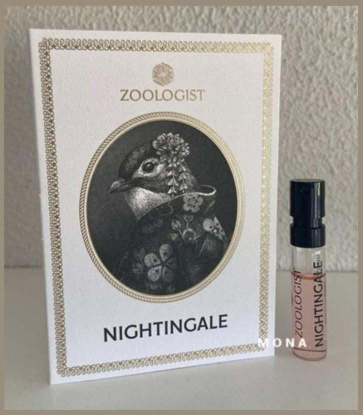 Zoologist Nightingale niche parfum sample proefje tester, Sieraden, Tassen en Uiterlijk, Uiterlijk | Parfum, Nieuw, Verzenden