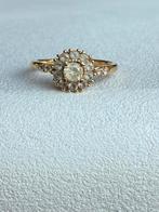 Ring van 24kae van 14k goud maat 56, Sieraden, Tassen en Uiterlijk, Ringen, Ophalen of Verzenden, Zo goed als nieuw, 17 tot 18