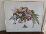 Geborduurd schilderij (ingelijst), Huis en Inrichting, Woonaccessoires | Schilderijen, Tekeningen en Foto's, Ophalen, Minder dan 50 cm