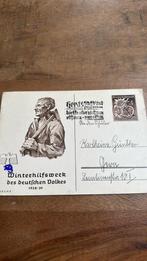 Originele kaart WHW 1939 gelopen, Ophalen of Verzenden, Landmacht, Duitsland