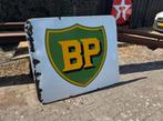 Vintage BP emaille Reclamebord XL, Verzamelen, Merken en Reclamevoorwerpen, Ophalen, Reclamebord, Gebruikt, .