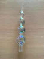 Piek Glas Parelmoer Regenboog Doorschijnend 31 cm hoog kerst, Ophalen, Zo goed als nieuw