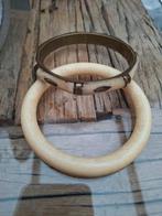 2 antieke armbanden natuurlijk materiaal, Ophalen, Zo goed als nieuw, Zilver