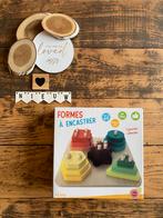 Kinder houten puzzel kleuren stapel torens, Ophalen of Verzenden, 10 tot 50 stukjes, Nieuw