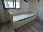 Ikea Hemnes Bedbank - Wit, Huis en Inrichting, Ophalen, Gebruikt, 90 cm, Eenpersoons
