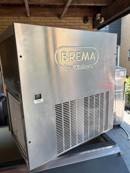 GROTE brema schilferijsmachines 250kg 24h horeca rvs, Witgoed en Apparatuur, IJsmachines, Gebruikt, Zelfvriezend, Ophalen