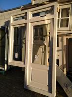 Kozijn met achterdeur en zijlichten, Nieuw, Ophalen of Verzenden, Buitendeur, Glas