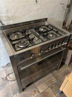 Smeg Fornuis met 5 Pitten - 90 cm, Ophalen, Gebruikt, 60 cm of meer, Energieklasse A of zuiniger