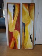 2 schilderijen, abstract, Ophalen