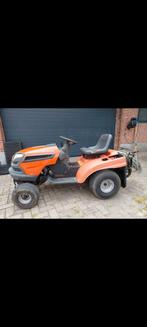 Husqvarna zitmaaier incl maaidek met aanhanger, Tuin en Terras, Zitmaaiers, Ophalen, Gebruikt, Husqvarna, 90 tot 120 cm