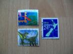 3 Nieuw-Zeelandse postzegels - Nieuw-Zeeland, Ophalen of Verzenden, Gestempeld