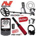 DETECTOR PLAZA Minelab Equinox 700 GRATIS Pinpointer twv 169, Hobby en Vrije tijd, Metaaldetectors, Meer dan 30 cm, Nieuw, Ophalen of Verzenden