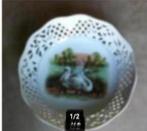 Porselein fruitschaaltje met stempel.Br25H8cm, Ophalen of Verzenden