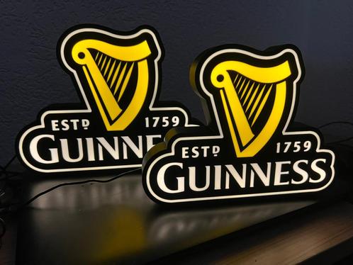 Guinness Dou lamp groot en kleiner, Verzamelen, Merken en Reclamevoorwerpen, Nieuw, Lichtbak of (neon) lamp, Ophalen of Verzenden