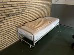 Eenpersoons stalen bed 190x80, Huis en Inrichting, Slaapkamer | Bedden, Ophalen, Gebruikt, Eenpersoons, 190 cm of minder