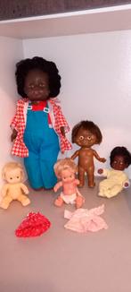 Vintage rubber pop, popjes, Engelse poppen, googly, Ophalen of Verzenden, Gebruikt, Pop