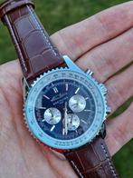 Breitling Navitimer 46mm Chronograaf - Bruin Leder, Ophalen of Verzenden
