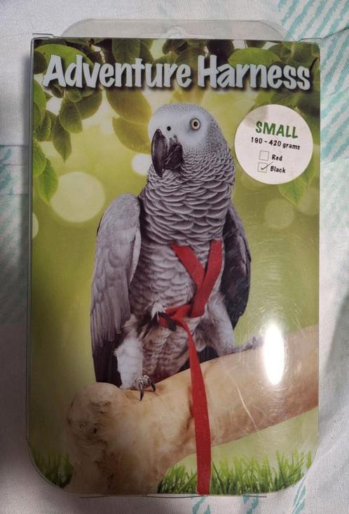 Avian Adventure Harness/Harnas vogels, Small, Zwart, Dieren en Toebehoren, Vogels | Toebehoren, Nieuw, Ophalen of Verzenden