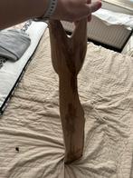 Hout kat z’n 60/80cm hoog, Antiek en Kunst, Kunst | Beelden en Houtsnijwerken, Ophalen