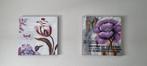 GRATIS: 2 schilderijen (58cm bij 58cm), Ophalen, 50 tot 75 cm, Schilderij, 50 tot 75 cm