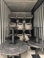 Opslagbox vol met eetkamerstoelen en eettafels, Huis en Inrichting, Complete eetkamers, Ophalen, Gebruikt, 8 stoelen of meer