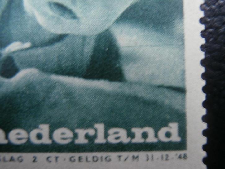 NL 1947;  PLAATFOUT 496 PM6 LEES, Postzegels en Munten, Postzegels | Nederland, Postfris, Na 1940, Verzenden