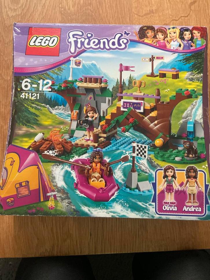LEGO Friends 41121 Avonturenkamp Raften compleet sint tip, Kinderen en Baby's, Speelgoed | Duplo en Lego, Zo goed als nieuw, Lego